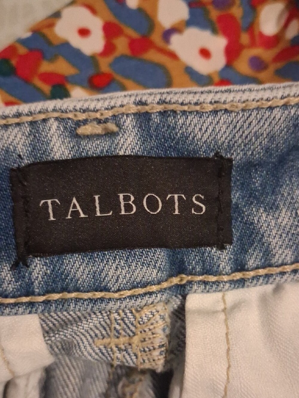 Talbots Light Blue Wide-Leg Cropped Jeans - Picture 9 of 10